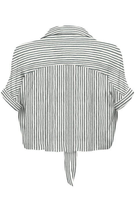 Only onlpaula life s/s tie shirt wvn noo